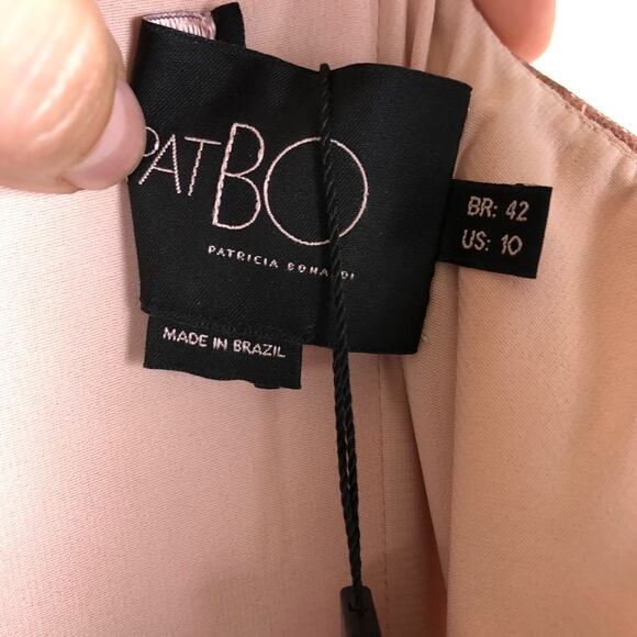 PATBO Floral Print Tulle Evening Gown NWT 10 Tulle - Picture 8 of 11